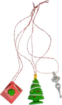 Produktbild von 3 x Weihnachtsbaumanhänger Geschenk Stab Weihnachtsbaum Xmas Baumschmuck