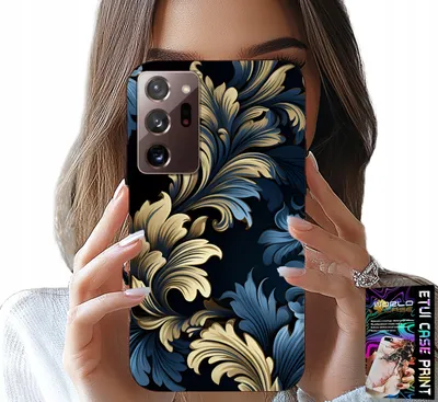Obrázek produktu pro Pouzdro Pro Samsung Note 20 Ultra - Elegantní Zlaté Pouzdro S Módními Vzory
