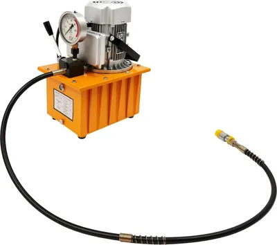 Immagine prodotto di Pompa idraulica elettrica - 750 W - Serbatoio da 7 litri - Pressione 290-10152 PSI - Motore da 1400 giri/min - Con tubo dell'olio - Per attrezzature idrauliche