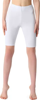 Produktbild von Bellivalini Damen Kurze Leggings aus Viskose BLV50-207 (Weiß, XXL)