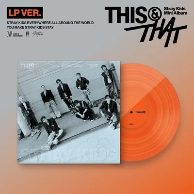 Produktbild von Stray Kids - This & That: LP Version (Mini Album) (Orange Coloured) (LP)