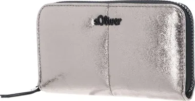 Produktbild von s.Oliver Geldbörse Ziparound Wallet White silberfarben