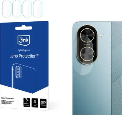 Produktbild von 3mk Hybridglas Lens Protection für Poco C71Kamera Objektiv Kameralinse  0,16mm 6H (4 Stück)