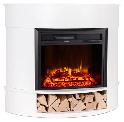Produktbild von Klarstein Deko Kamin mit LED-Flammen, Elektro-Kamin mit Heizung und Kaminfeuer, 1800W Elektrischer Kamin Elektrisch mit Fernbedienung, Timer & Auto-Temperaturregelung, Sparsame Elektrische Kamine