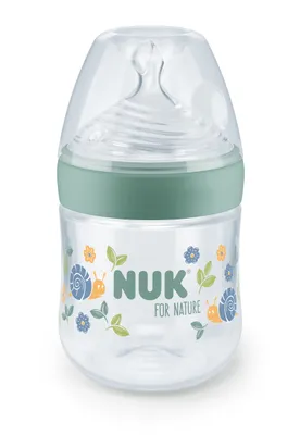 Imagen del producto de Botella Nuk PP para bebés, línea "Nature", de 150 ml, con tetina de silicona