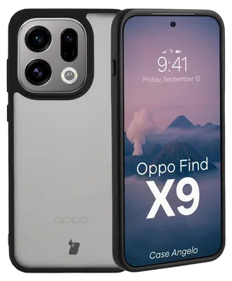 Produktbild von Handyhülle für Oppo Find X9, Bizon Case Angelo, Getönte mit schwarzem Rahmen