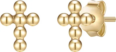 Produktbild von Glanzstücke München Ohrstecker Kreuz Sterling Silber 50083389