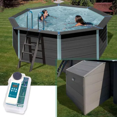 Produktbild von Set BASIC+ Composite Rundpool Ø 4,10 x 1,24 m