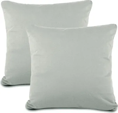 Produktbild von Doppelpack Active Bezug 80x80 silbergrau Baumwolle Jersey Reißverschluss