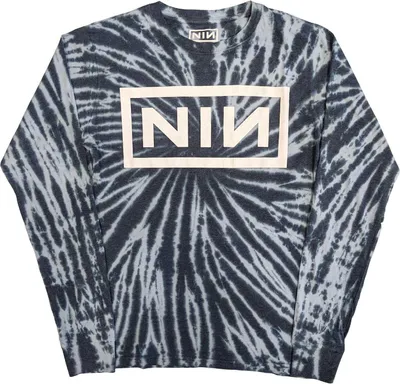 Image de Nine Inch Nails - T-Shirt Logo pour homme/femme unie manches longues RO4307 (L) (Bleu)