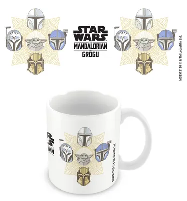 Produktbild von Mandalorian und Grogu - Helmets - Tasse