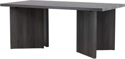 Immagine prodotto di FURNLUX Tavolo da pranzo Bassholmen Nero 90cm / Hauptfarbe: Schwarz / Dimensioni: 90 x 180 x 75 cm