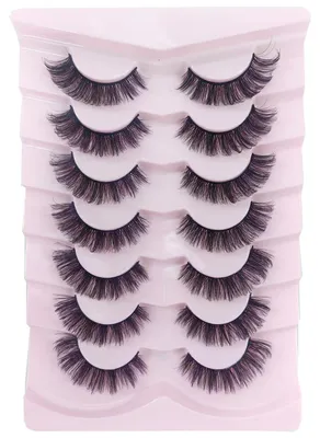 Produktbild von Künstliche Wimpern Russian Strip Lashes D Curly 7 Paar