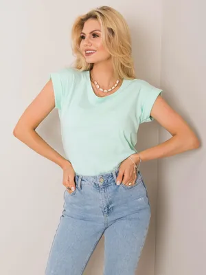 Produktbild von Basic Feel Good Kurzarm-T-Shirt für Frauen Bachir minze M
