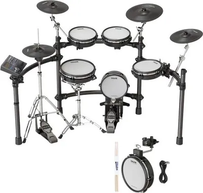 Produktbild von Nux DM-8 E-Drum Schlagzeug mit Tom-Pad und Drumsticks 1 Paar