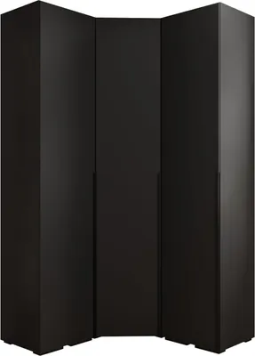 Produktbild von MEBLE KRYSPOL Inova 1 Möbelset Garderobe, 236,7x181,7x47cm - Schwarz, Schwarz