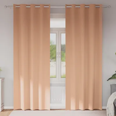 Produktbild von Eleganten-Stil Verdunkelungsvorhänge mit Vorhängen Hellbraun Polyester - Gardinen & Vorhänge Hommie3333454 1parcel