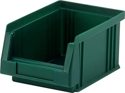 Produktbild von LA-KA-PE Sichtlagerkasten PLK 4 B105xT164xH75 mm grün