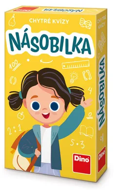 Produktbild von Clevere Quizspiele „Násobilka“ – Lern-Gesellschaftsspiel in einer Schachtel (11,5 x 18 x 3,5 cm)