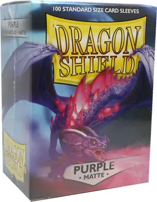 Immagine prodotto di 2x manicotti opachi Dragon Shield - Viola (2x 100 manicotti)