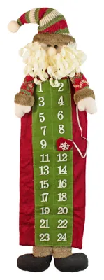 Produktbild von Weihnachtsmann Adventskalender zum Befüllen - Rot Grün 75 cm