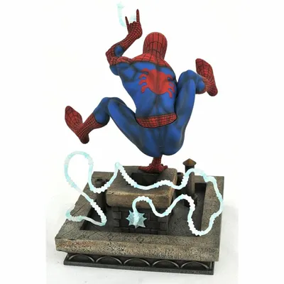 Obrázok produktu pre DIAMOND SELECT - Kolekcjonerska figurka Spidermana 20cm Diorama Marvel
