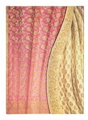 Image de Paperblanks Sunahara, Motif décoratif, Or, Rose, 144 pages, 120 g/m², Papier ligné, Couverture rigide