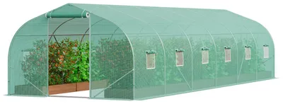 Zdjęcie produktu dla Tunel foliowy ogrodowy szklarnia 27m2 9x3x2 m