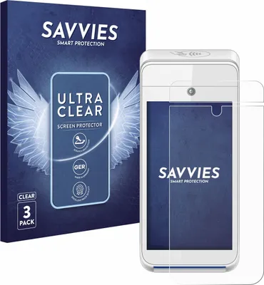 Produktbild von 6x Für Pax A920 Schutzfolie Savvies Displayschutz Display Schutz Folie Klar Transparent