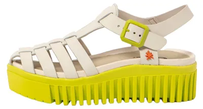 Produktbild von Art Keilsandalen Damen 1575 NAPPA CREAM-PISTACHO/BRIGHTON Farbe Beige