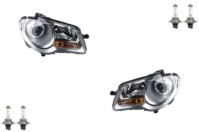 Obrázok produktu pre Johns, pasuje na VW Touran 1T svetlomety od 11/06-07/10 Sada s H7/H1 vľavo vpravo