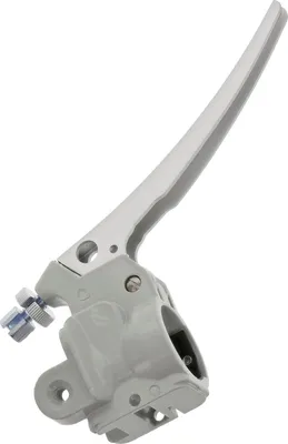 Zdjęcie produktu dla Szary uchwyt przepustnicy z aluminiowa dzwignia hamulca - Simson KR51/1 Schwalbe, KR51/2 Schwalbe, SR4-2 Star, SR4-3 Sparber, SR4-4 Hawk