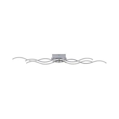 Produktbild von WAVE Leuchten Direkt Deckenleuchte, stahl 2xLED 8W, 1xLED 12W 3000K Innenleuchte, IP20
