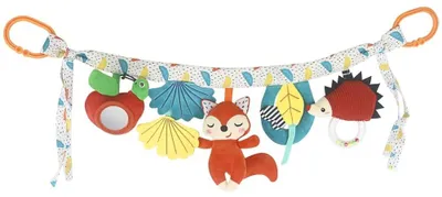 Immagine prodotto di Omgoods - Arco da gioco per bambini con design a tema animali, ideale per passeggini