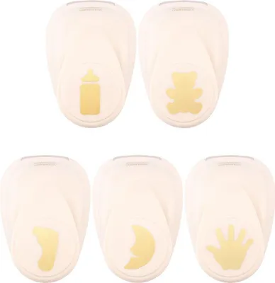 Produktbild von Vaessen Creative | Motivstanzer Set Baby 5St.