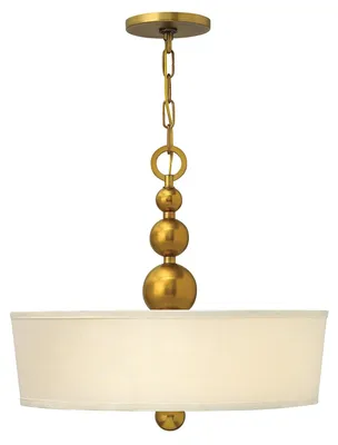 Produktbild von Elstead Zelda Hängeleuchte E27 3-fach Vintage-Messing