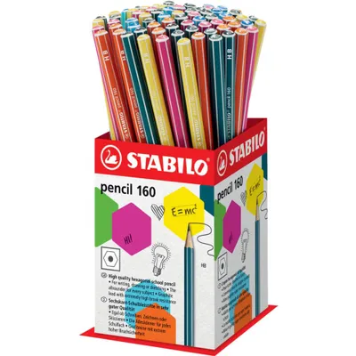 Obrázek produktu pro Grafitová tužka - STABILO pencil 160 petrolejová - Stupeň tvrdosti HB
