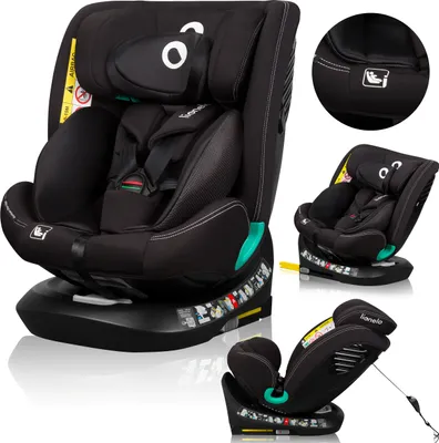 Produktbild von Dětská autosedačka Lionelo Bastiaan One i-Size, od narození do 12 let, od 0 kg do 36 kg, Dri-Seat, 360 stupňů - Black Carbon