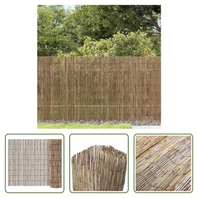 Image de The Living Store clôture de jardin 500x80 cm roseaux