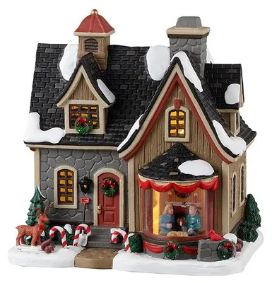 Productafbeelding van Here'S To The Holidays Kersthuisje LEMAX