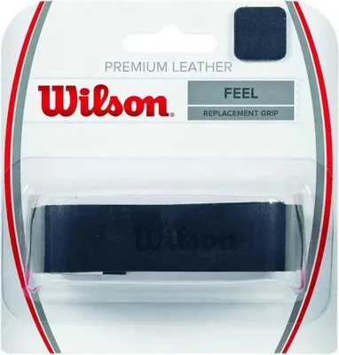 Obrázek produktu pro Wilson Premium Leather Tennis Grip Blue Blue Jedna velikost