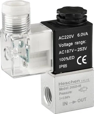 Productafbeelding van Solenoidventiel voor elektrische banden 2V025-08 220VAC 2-weg en 2 posities
