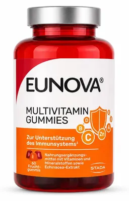 Zdjęcie produktu dla EUNOVA Multiwitaminowe żelki wspomagające układ odpornościowy, 60 szt. Żelki