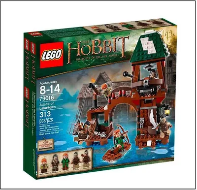 Obrázek produktu pro LEGO -  Hobbit 79016 Útok na Jezerní město.