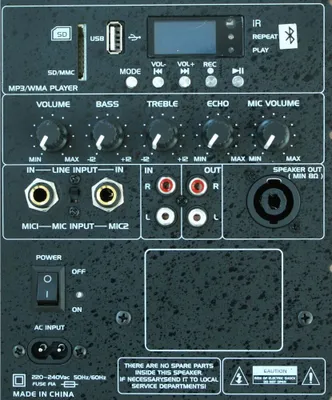Obrázok produktu pre Ibiza Sound SLK10A-BT, Podlaha, 97 dB, 45 - 20000 Hz, Čierna, 25,4 cm (10"), 25 cm