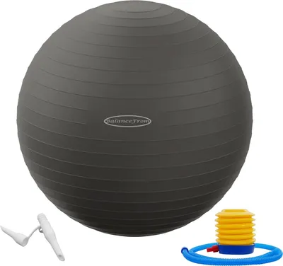 Immagine prodotto di Palla per esercizi anti-scoppio e antiscivolo per lo yoga, il fitness e il parto con pompa rapida da 2 libbre