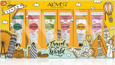 Zdjęcie produktu dla Zestaw kremów do rąk Aliver - 6 x 30 g