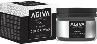 Produktbild von Agiva Hair Styling Color Wax Black