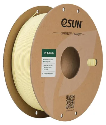 Productafbeelding van eSUN PLA-Matte Almond Yellow 1.75 mm 1KG