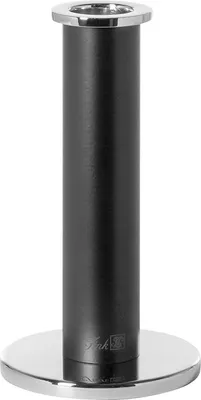 Produktbild von Fink STRATO, Leuchter, Edelstahl , Aluminium, Eisen, pulverbeschichtet, glatt, schwarz, silberfarben, L. 10 cm, B. 10 cm, H. 18 cm 140242